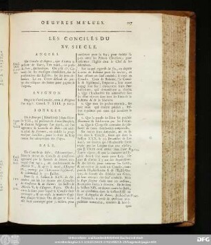 Les Conciles Du XV. Siecle.