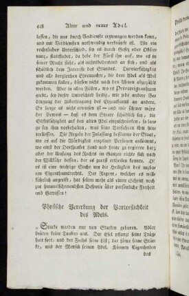 448-457, Physische Vererbung und Vortrefflichkeit desselben