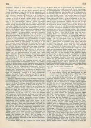 292-293 [Rezension] Driver, Samuel R., An introduction to the literature of the Old Testament