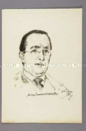Bildnis des Architekten Erich Mendelsohn