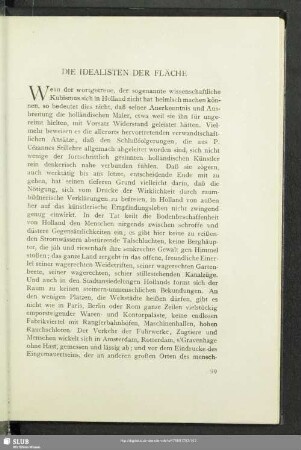 Die Idealisten Der Fläche