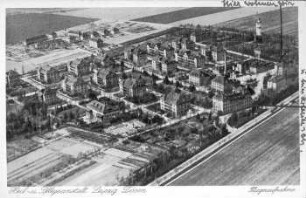 Heil-und Pflegeanstalt Leipzig Dösen : Fliegeraufnahme