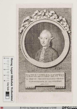 Bildnis Magnus Gottfried Lichtwer d. J.