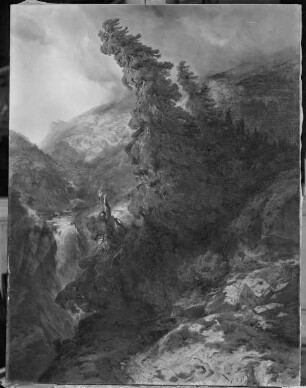 Hochgebirgsschlucht (Handeggtal im Kanton Bern) / Orage a la Montagne dans la Vallee de Handeck