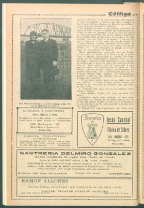 [Retrato de] Don Manuel Costas y su bella esposa doña María E. Hermida de Costas.