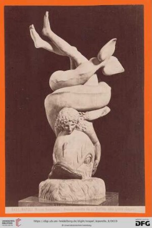 5121. NAPOLI. Museo Nazionale. - Amore avvinto da un Delfind, stile greco (Capua)