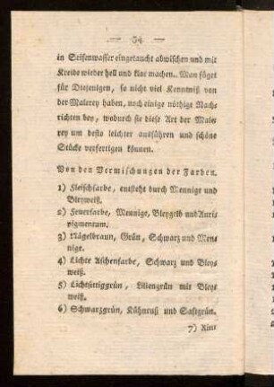 34-40, Von den Vermischungen der Farben