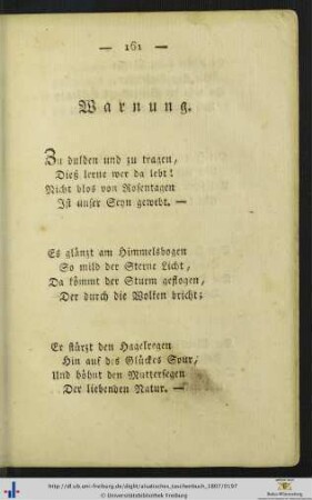 Warnung.