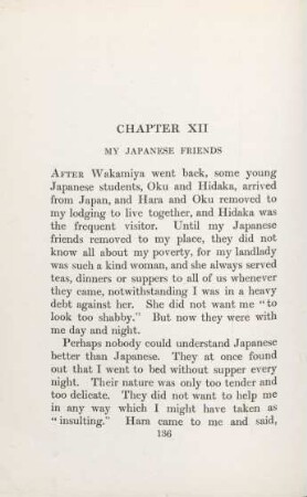 Chapter XII. My Japanese friends