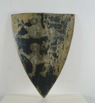 Schild mit Wappen der Vögte Keseberg (Kr. Frankenberg a. d. Eder)