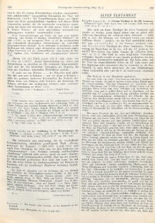 346-348 [Rezension] Knight, George Angus Fulton, A christian theology of the Old Testament