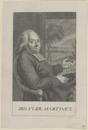 Bildnis des Joh. Flor. Martinet