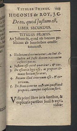 Liber secundus.