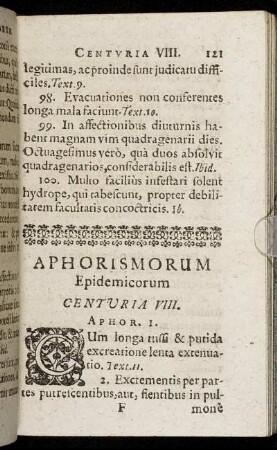 Centuria VIII.