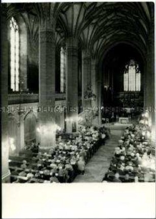 Gottesdienst in der Universitätskirche St. Pauli in Leipzig