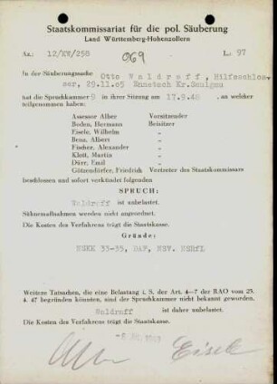 Waldraff, Otto