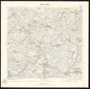 Äquidistantenkarte 151 : Section Adorf, 1909 : Section Adorf. - 1:25000. - Leipzig: Giesecke & Devrient, 1909. - 1 Kt.