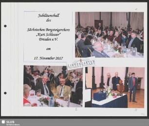 Volker Kittel vom Chor „Bergfreunde Schmalkalden“ (vorn links) und Alex Daniel vom Sächsischen Bergsteigerchor und Ehrenmitglied der Bergfreunde Schmalkalden (vorn rechts) (Bild 2)