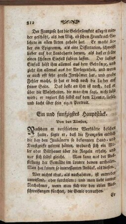 Ein und funfzigstes Hauptstück - Sechzigstes Hauptstück