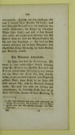 Der Genoveva Lebensende