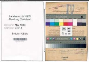 Entnazifizierung Albert Breuer , geb. 27.05.1913 (Lokheizer)