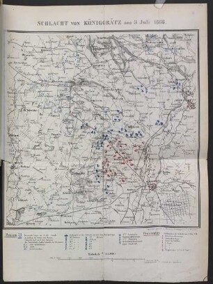 Schlacht von Königgrätz am 3. Juli 1866