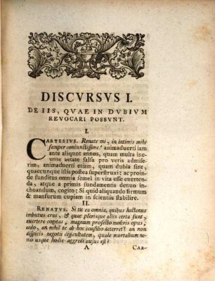 Exegesis Meditationvm De Prima Philosophia Renati Des-Cartes