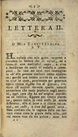 Lettera apologetica sulla repubblica di Venezia diretta al N. H. Lunardo Zustinian Lolin : [Lettera II.]