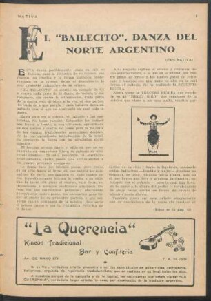 El "bailecito", danza del norte argentino