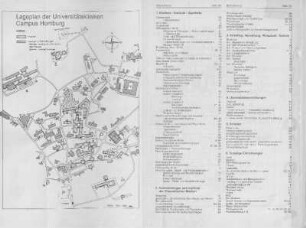 Lageplan Universitätskliniken Campus Homburg