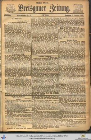 01.12.1901 (Erstes Blatt)