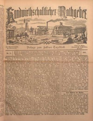 11: Beilage vom Montag, 20. Mai 1901