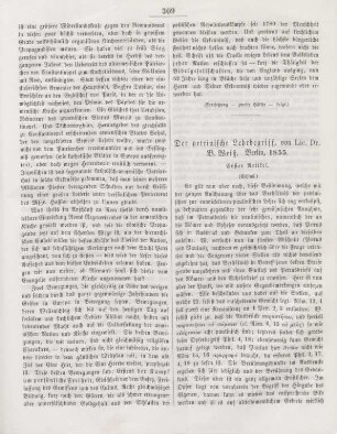 309-312 "Der petrinische Lehrbegriff" von B. Weiß : erster Artikel (Schluß)