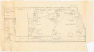 Garten Strobel, Berlin-Frohnau: Lageplan mit Gartenplan 1:100