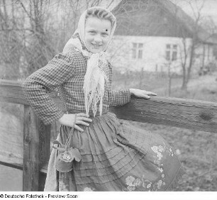 Porträt eines Mädchens im Spreewald
