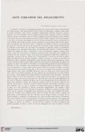 28: Arte ferrarese del Rinascimento