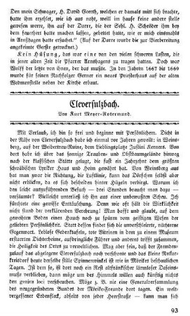 Cleversulzbach