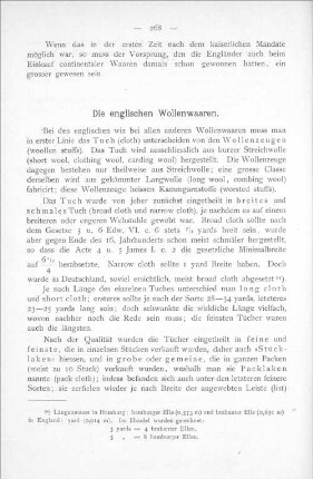 Die englischen Wollenwaaren.