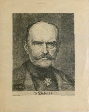 [Bildnis Hans Hartwig] v. Beseler