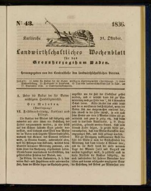 No 43. 1836. 21. Oktober