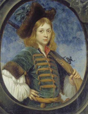 Bildnis eines Jungen in Husarenkostüm, vermutlich Johann Erwein (1654-1705) oder Lothar Franz von Schönborn