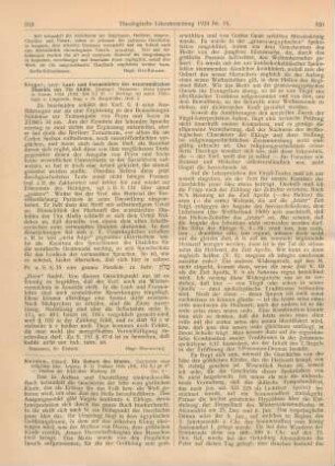 319-323 [Rezension] Norden, Eduard, Die Geburt des Kindes