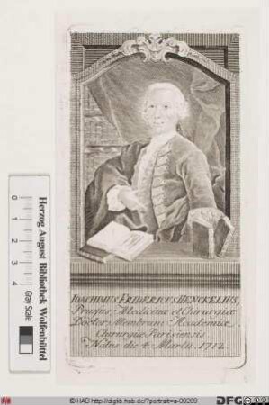 Bildnis Joachim Friedrich Henckel