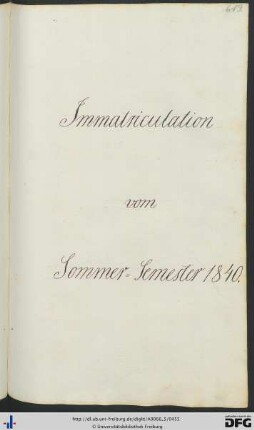 [S. 619] Sommersemester 1840