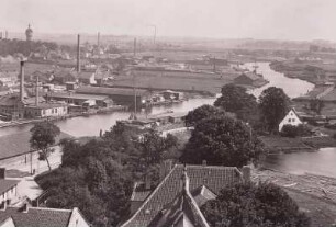 Memel, Hafengebiet : Memel (Klaipeda/Litauen). Hafengebiet an der Dange