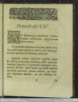 Demonstratio XXV.