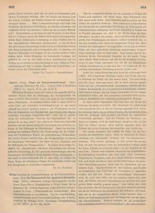 203 [Rezension] Lasson, Georg, Hegel als Geschichtsphilosoph