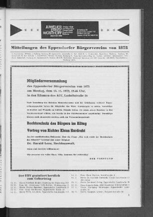Der EBV gratuliert herzlich