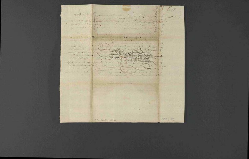 Pfalzgraf Ottheinrich bittet Johannes Brenz, mit einem Besuch als Ratgeber die Reformation im Fürstentum Pfalz-Neuburg einige Wochen zu unterstützen, worauf Herzog Christoph von Württemberg antwortet, dass Brenz abwesend sei.