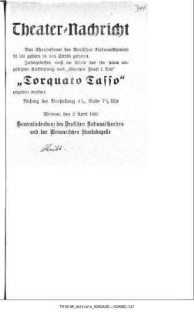 Goethes Faust I. Teil